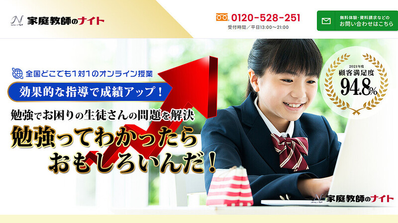 アメリカ駐在(海外在住)小学生・中学生・高校生向けオンライン家庭教師│日本の学習・帰国子女受験対策に強い家庭教師ナイトの紹介
